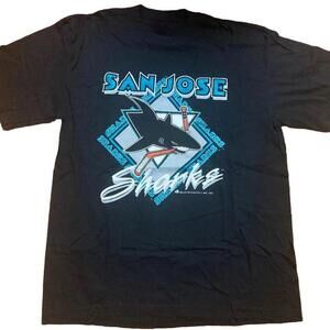 1992 San Jose Sharks T Canada Single Stitched Nwt Hockey Lover Shirt Retro